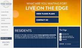 
							         Current Residents | The Edge								  
							    
