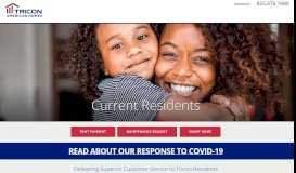 
							         Current Residents | Tricon American Homes								  
							    