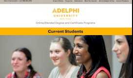 
							         Current Students - Adelphi University								  
							    