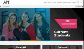 
							         Current Students | Athlone Institute of Technology - AIT								  
							    