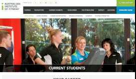 
							         Current Students - Australian Institute of Fitness | Australian Institute of ...								  
							    