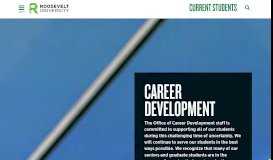 
							         Current Students: Career Development | Roosevelt University								  
							    