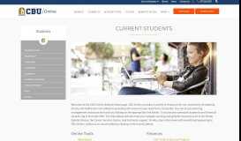 
							         Current Students | CBU Online								  
							    