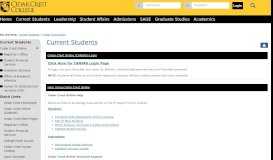 
							         Current Students - Cedar Crest Online | My CedarCrest								  
							    