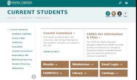 
							         Current Students - Coastal Carolina University								  
							    