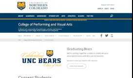 
							         Current Students - College of Performing and Visual Arts - University ...								  
							    