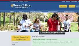 
							         Current Students | Cumberland County College								  
							    