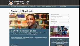 
							         Current Students - Governors State University								  
							    