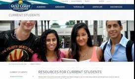 
							         Current Students - Gulf Coast State College								  
							    
