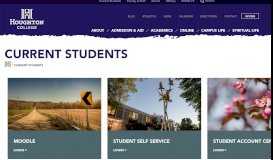 
							         Current Students | Houghton College								  
							    