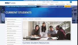 
							         Current Students - Huizenga College of Business - Nova Southeastern ...								  
							    