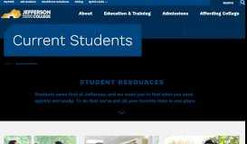 
							         Current Students | JCTC								  
							    