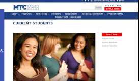 
							         Current Students - Manatee Technical College								  
							    