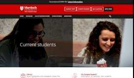 
							         Current students - Murdoch University Dubai								  
							    
