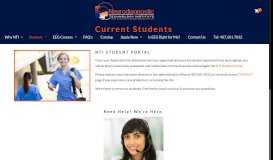 
							         Current Students - Neurodiagnostic Technology Institute								  
							    