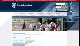 
							         Current Students | Penn State Law | University Park, Pa.								  
							    