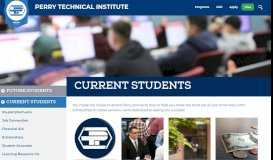 
							         Current Students - Perry Technical Institute								  
							    