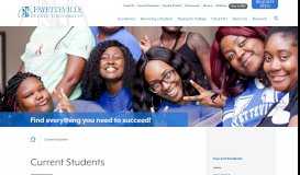 
							         Current Students Resources | Fayetteville State University								  
							    
