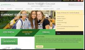 
							         Current Students | Saint Vincent College								  
							    