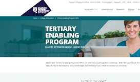 
							         Current students | Tertiary Enabling Program								  
							    