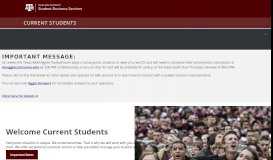 
							         Current Students - Texas A&M Student Business Services								  
							    