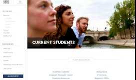 
							         Current Students | The American University of Paris								  
							    