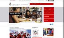 
							         Current Students | The University of the West Indies at ... - UWI, Mona								  
							    