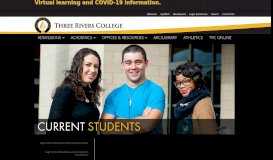 
							         Current Students - Three Rivers College								  
							    