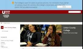 
							         Current Students – Union County College has a remarkable history as ...								  
							    