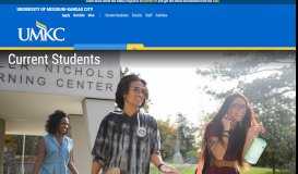 
							         Current Students | University of Missouri - Kansas City								  
							    
