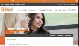 
							         Current Students | UPIKE - University of Pikeville								  
							    