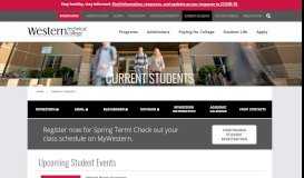 
							         Current Students | Western Technical College | La Crosse, WI								  
							    