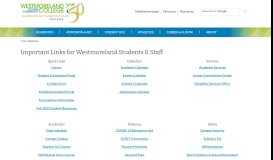 
							         Current Students - Westmoreland County Community College								  
							    