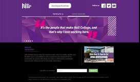 
							         Current vacancies - Hull College Group								  
							    