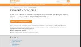 
							         Current vacancies - Renishaw								  
							    