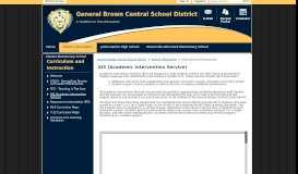 
							         Curriculum and Instruction / AIS (Academic Intervention Service)								  
							    