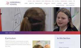 
							         Curriculum - Hungerhill School								  
							    