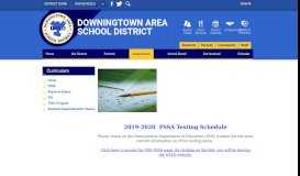 
							         Curriculum / PSSA - Downingtown Area School District								  
							    