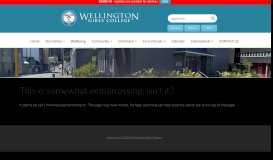 
							         Curriculum | Wellington Girls' College								  
							    