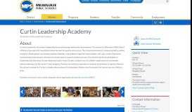 
							         Curtin Leadership Academy - MPS								  
							    