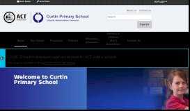 
							         Curtin Primary School: Welcome to Curtin Primary								  
							    