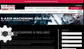 
							         Custom 5-Axis Machining & Milling | Astro Machine Works								  
							    
