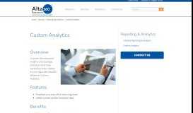 
							         Custom Analytics - Alta360 Research, Inc.								  
							    