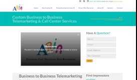 
							         Custom Business to Business (B2B) Telemarketing & Call Center ...								  
							    