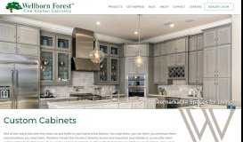 
							         Custom Cabinets | Wellborn Forest Cabinetry								  
							    