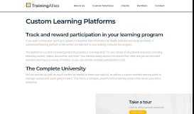 
							         Custom Learning Platforms - Training Allies, LLC								  
							    