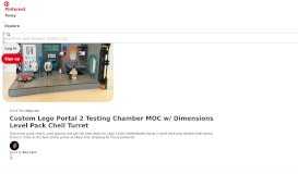 
							         Custom Lego Portal 2 Testing Chamber MOC w/ Dimensions Level ...								  
							    