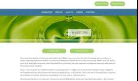 
							         Custom Page - Timberland Partners, Inc.								  
							    