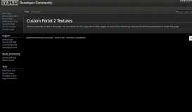 
							         Custom Portal 2 Textures - Valve Developer Community								  
							    