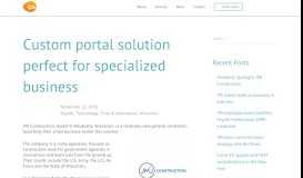
							         Custom portal solution perfect for specialized business - IPS Payroll								  
							    